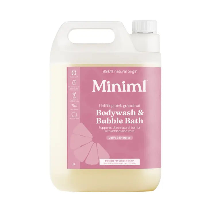 Miniml Bodywash & Bubblebath - various - IN STORE REFILLS ONLY