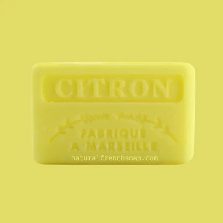 French Marseille Natural Soap Bars 125g - Various - Lemon (Citron) image
