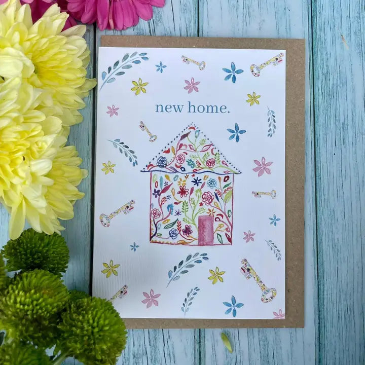Greetings Cards - Assorted Designs - Eco-Friendly - New Home-House image