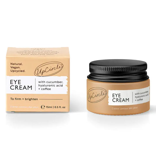 Upcircle - Eye Cream with Hyaluronic Acid + Coffee Oil Vegan Hydrating image 0