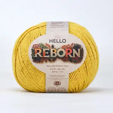 Hello Reborn: High-Quality Recycled Sustainable Yarn - 200grams - Various Colours image 0