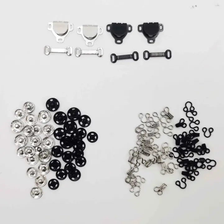 Darnn Assorted Fasteners Set, Sewing Fasteners Set image 1