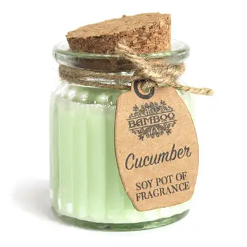 Soy Pot of Fragrance Candles - Cucumber image