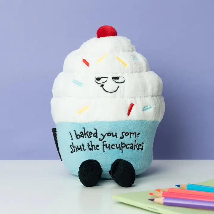 Punchkins Collectible Plushies Teddy Teddies - I Baked you some Shut the Fuupcakes image
