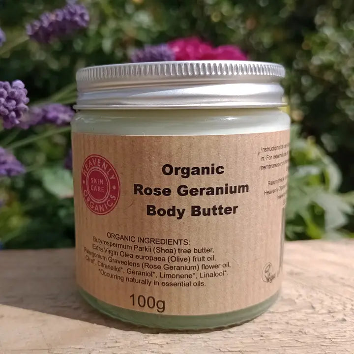 Body Butter - Rose Geranium -  Organic image 0