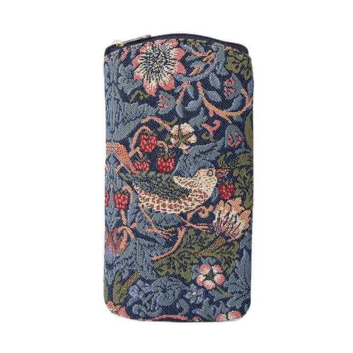 Signare Tapestry - William Morris - Glasses Case - Strawberry Thief Blue