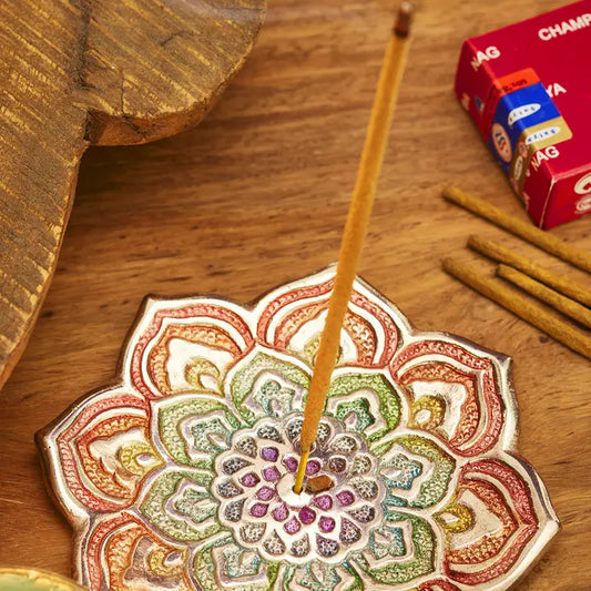 Rainbow Mandala Incense Holder