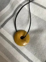 Crystal Power Ring Pendant Necklace - Various