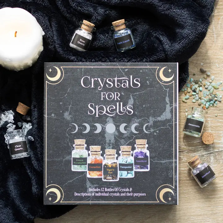 Crystals For Spells Crystal Chip Bottle Gift Set