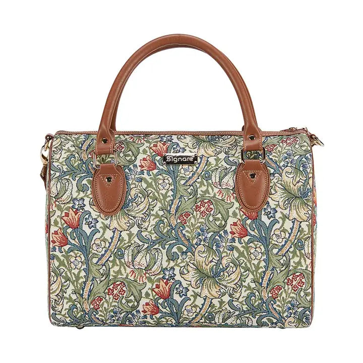 Signare Tapestry - William Morris - Travel Bag - Golden Lilly