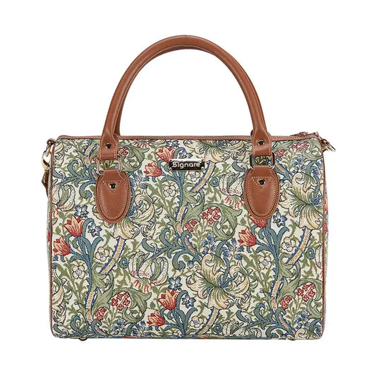 Signare Tapestry - William Morris - Travel Bag - Golden Lilly