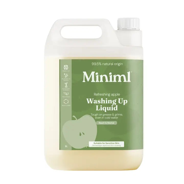 Miniml - Washing Up Liquid - Various Fragrances- £0.32p per 100ml - IN STORE REFILL ONLY